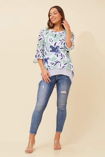 RUMI FLORAL PRINT TOP
