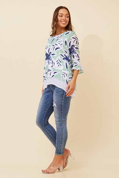 RUMI FLORAL PRINT TOP