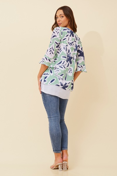 RUMI FLORAL PRINT TOP