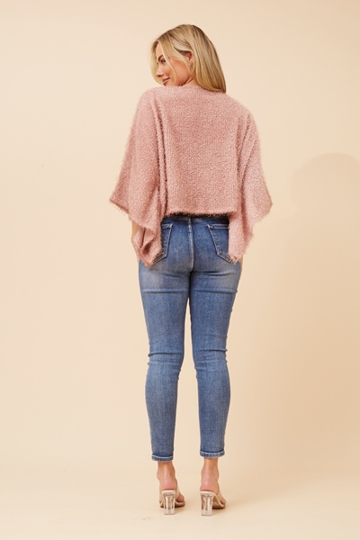 RUSHANA EYELASH YARN TOP