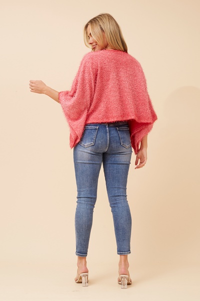 RUSHANA EYELASH YARN TOP