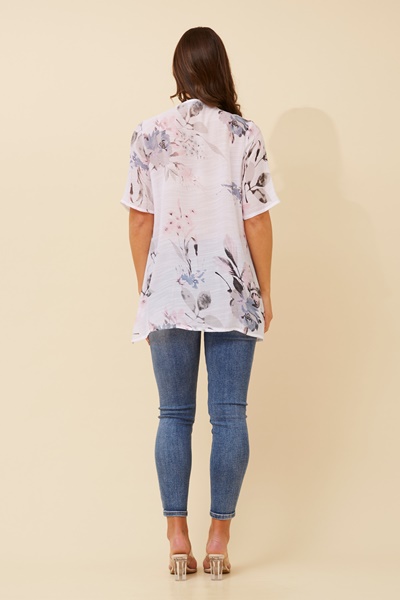 RUTH DOUBLE LAYER FLORAL TOP