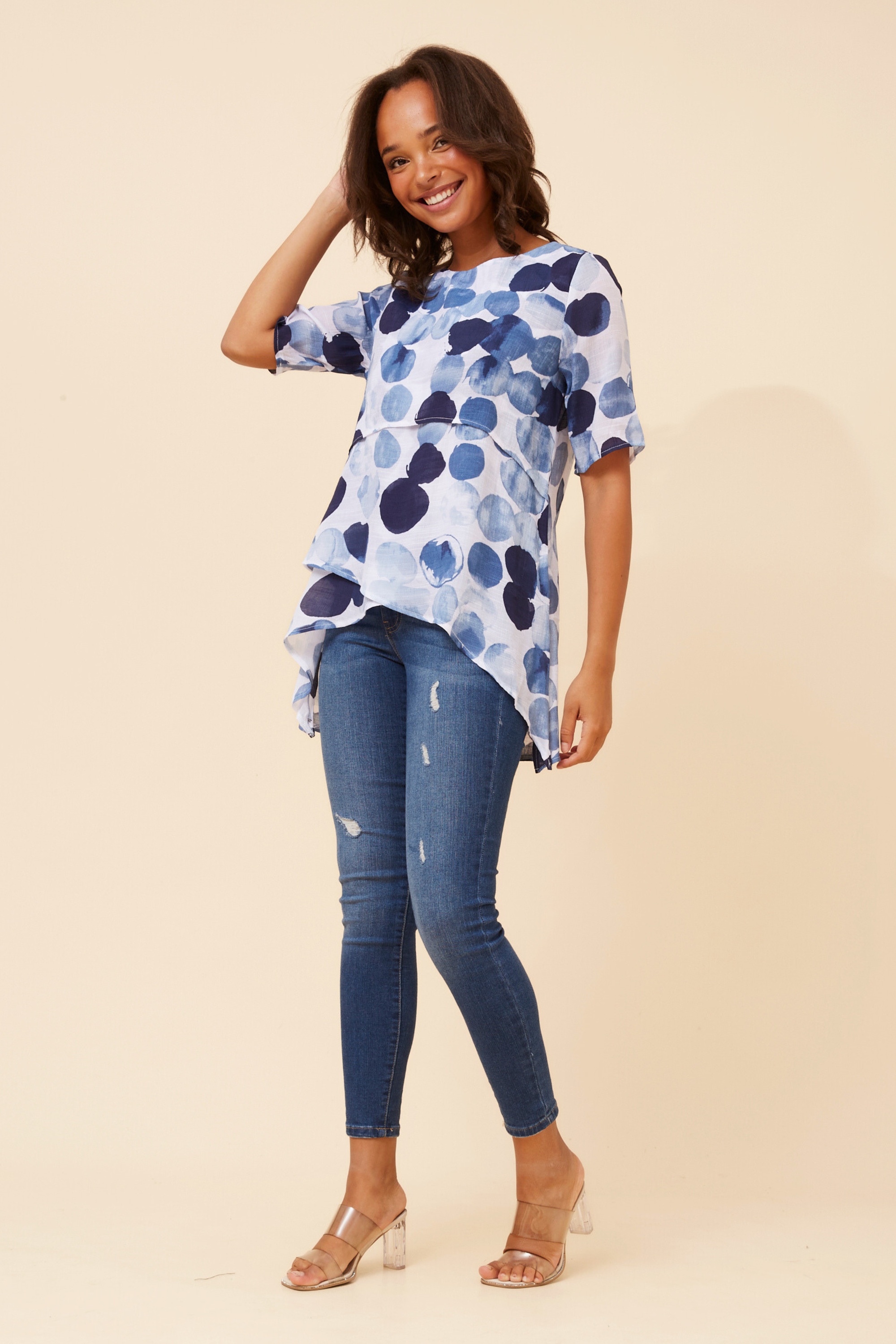 RUTH DOUBLE LAYERED TOP