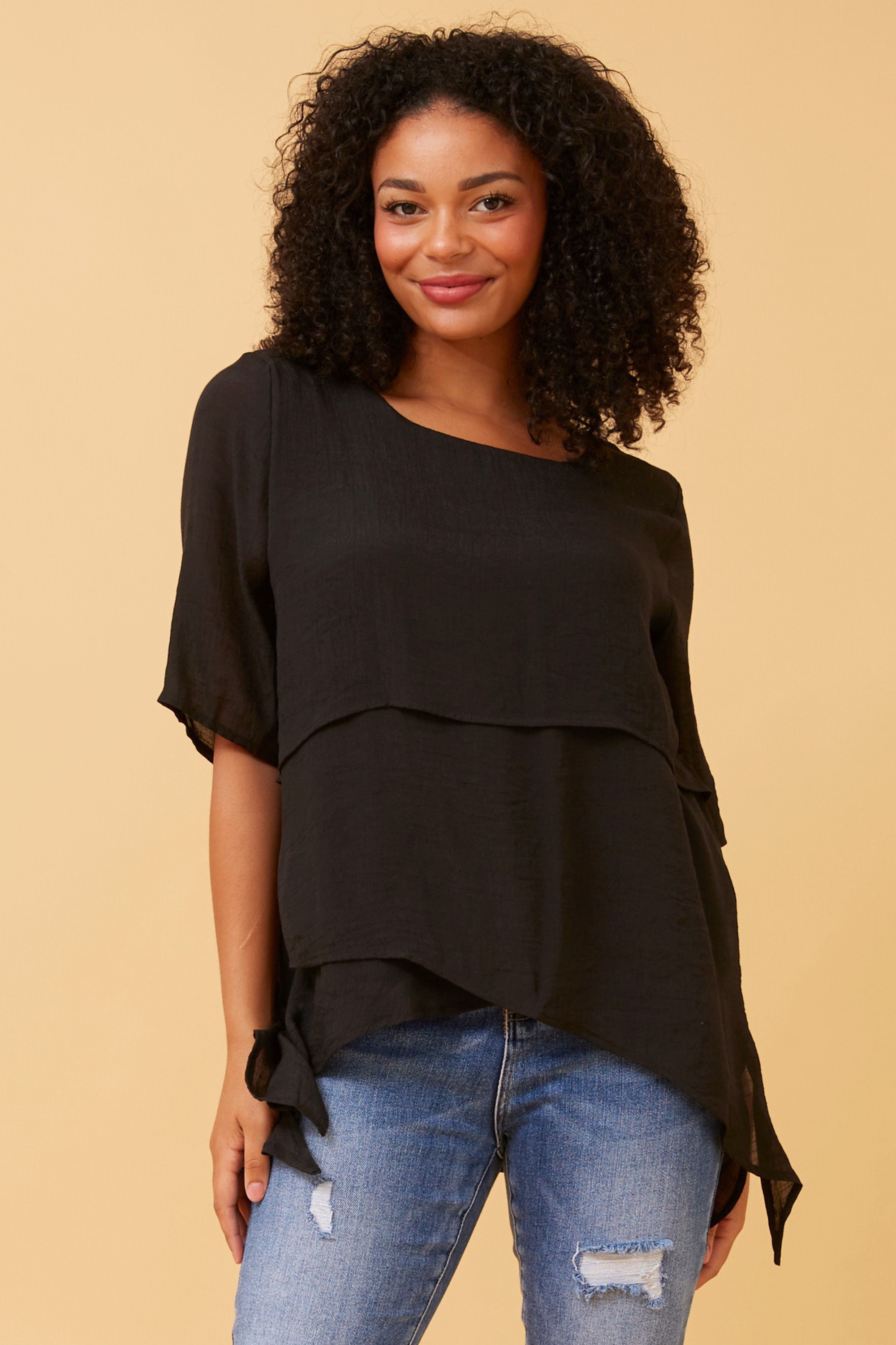 RUTH DOUBLE LAYERED TOP