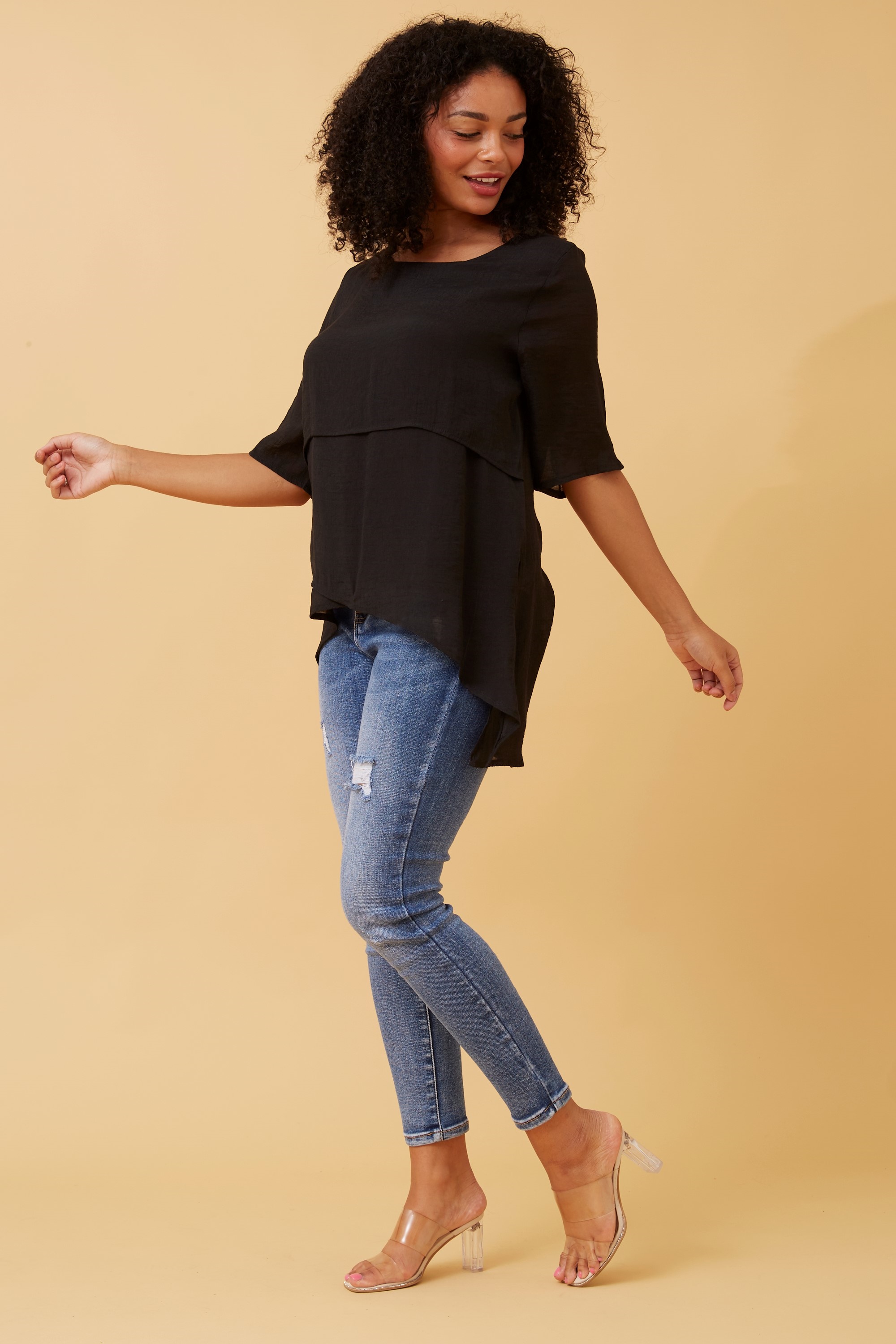 RUTH DOUBLE LAYERED TOP