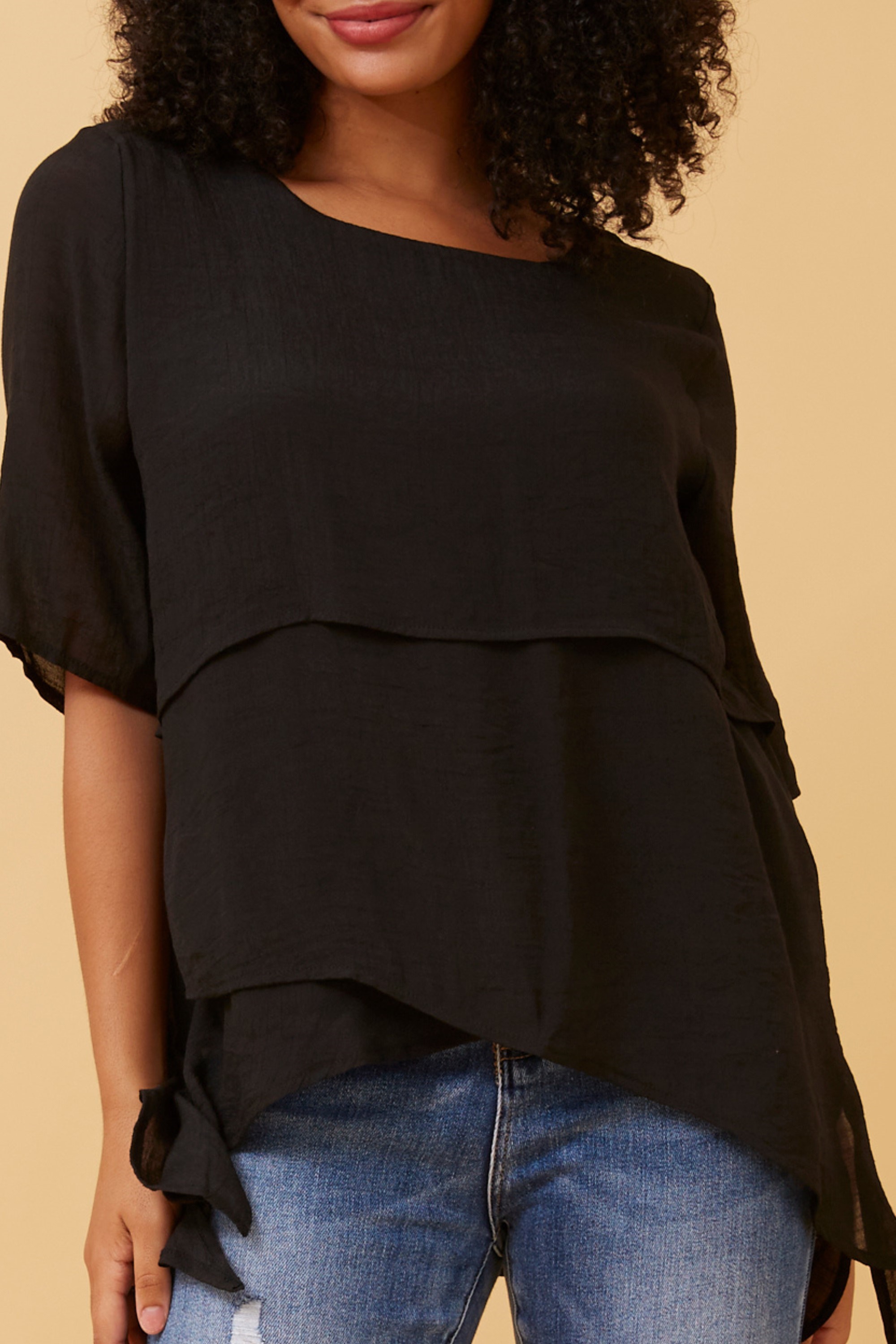 RUTH DOUBLE LAYERED TOP