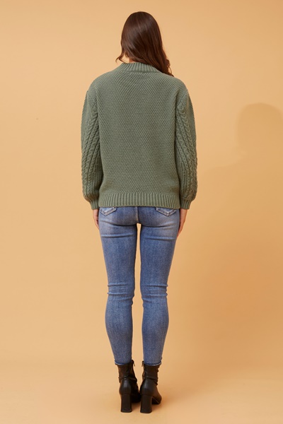 RYNLEE CABLE KNIT JUMPER