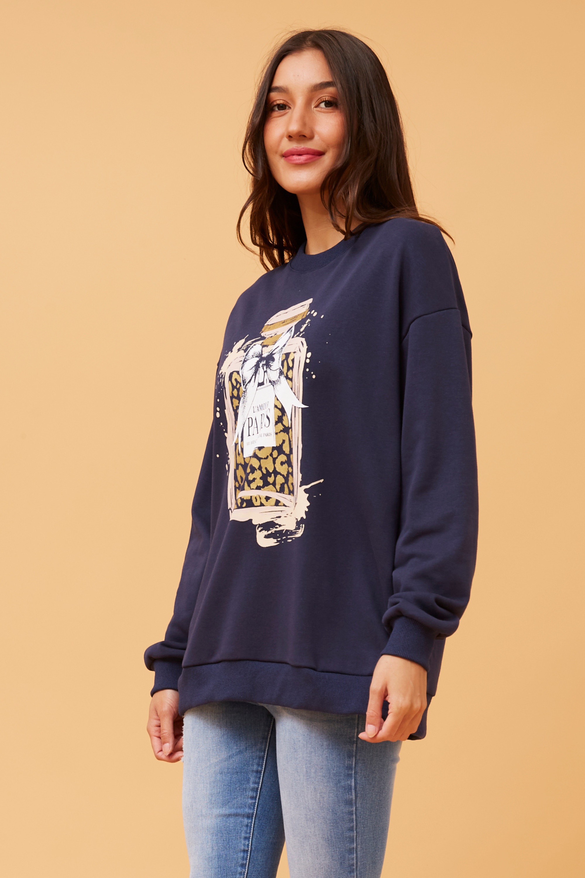 SABINE GRAPHIC PRINT JUMPER