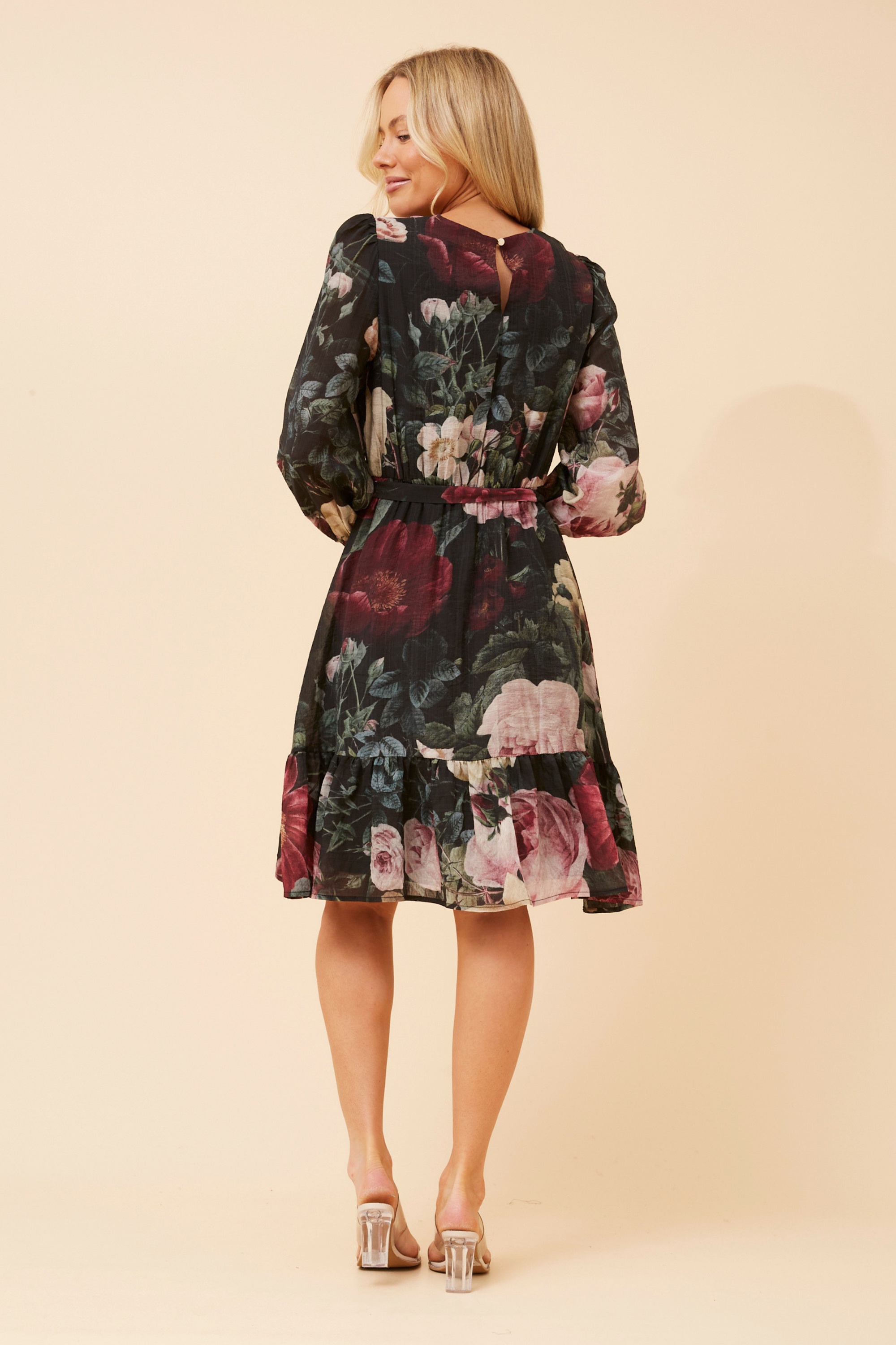 SAFIA FLORAL PRINT DRESS