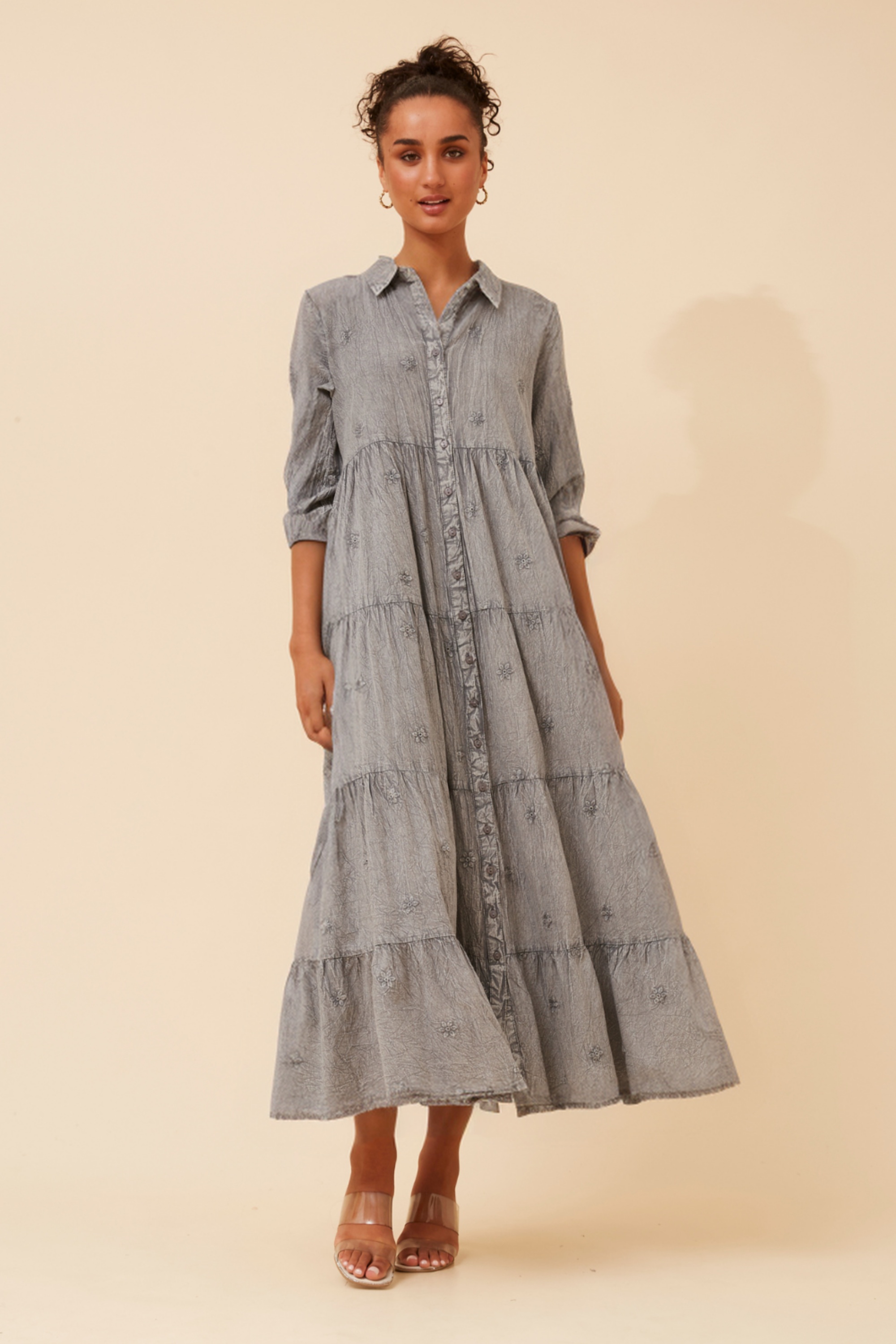 SAISHA EMBROIDERED MAXI DRESS