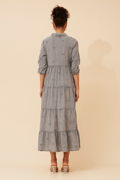 SAISHA EMBROIDERED MAXI DRESS