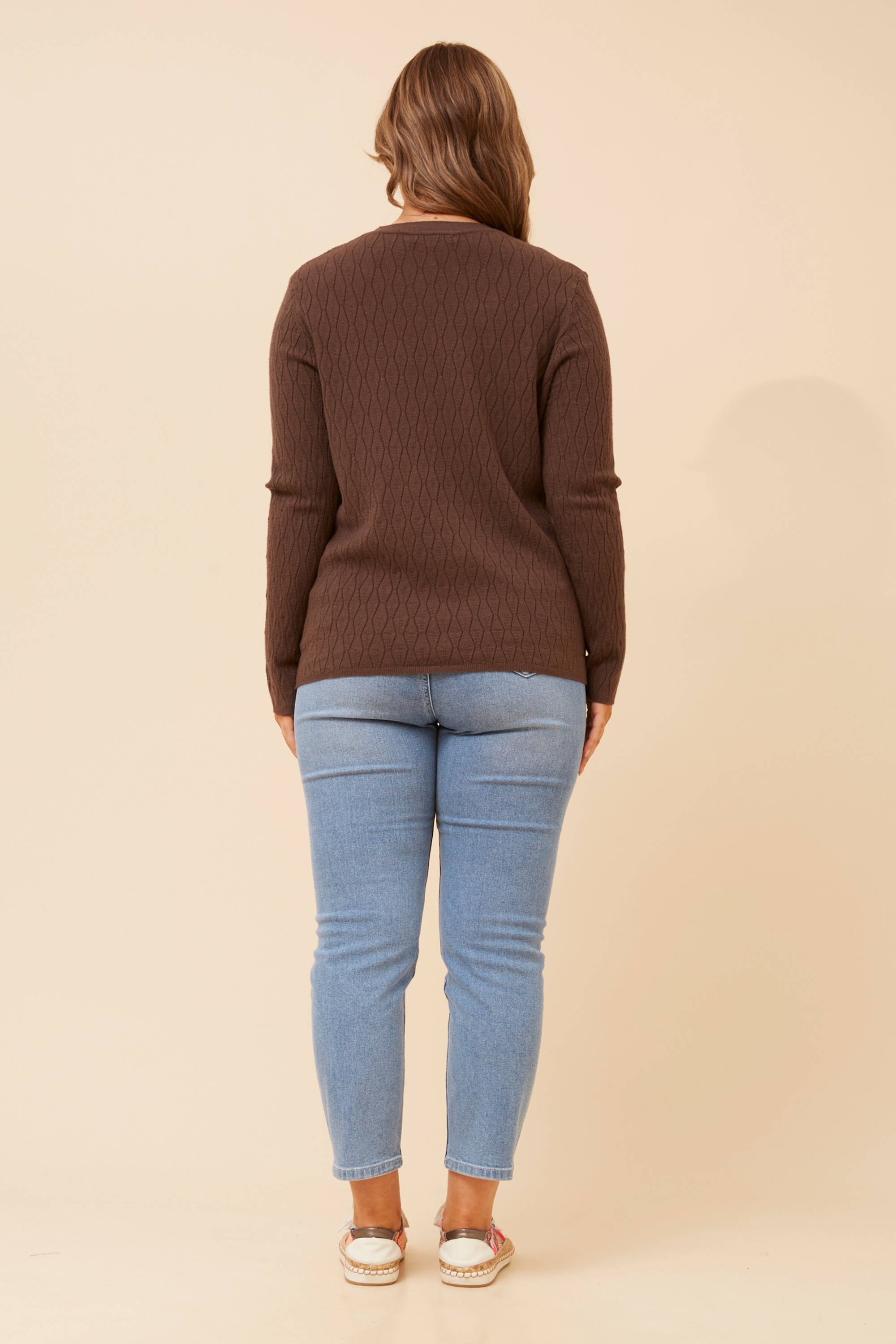 SAJA SOLID KNIT PULLOVER
