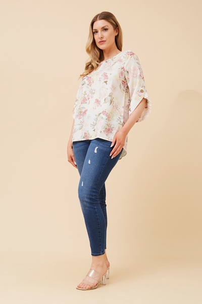 SAMANTHA FLORAL PRINT TOP
