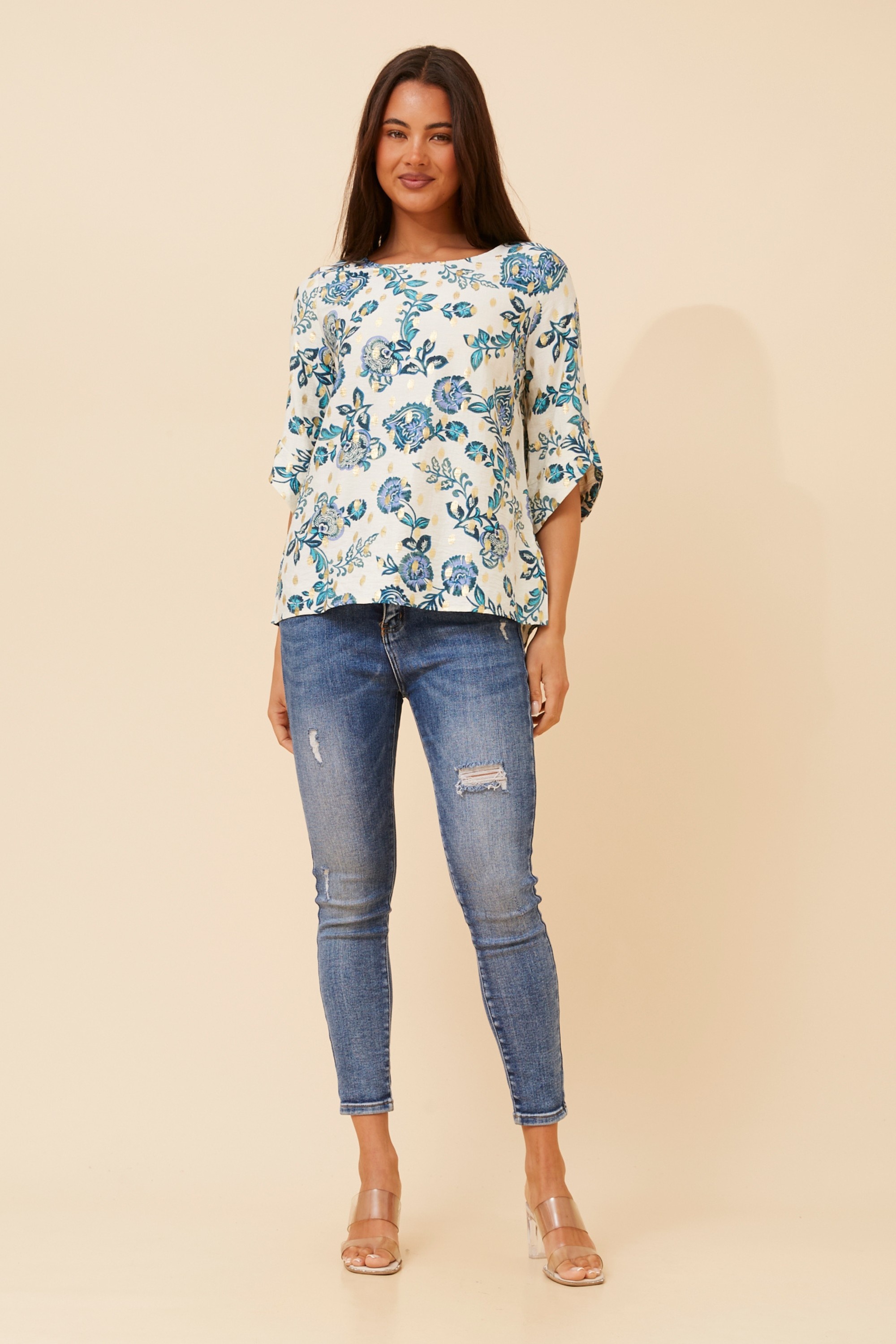 SAMANTHA FLORAL TOP
