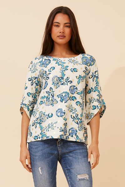 SAMANTHA FLORAL TOP