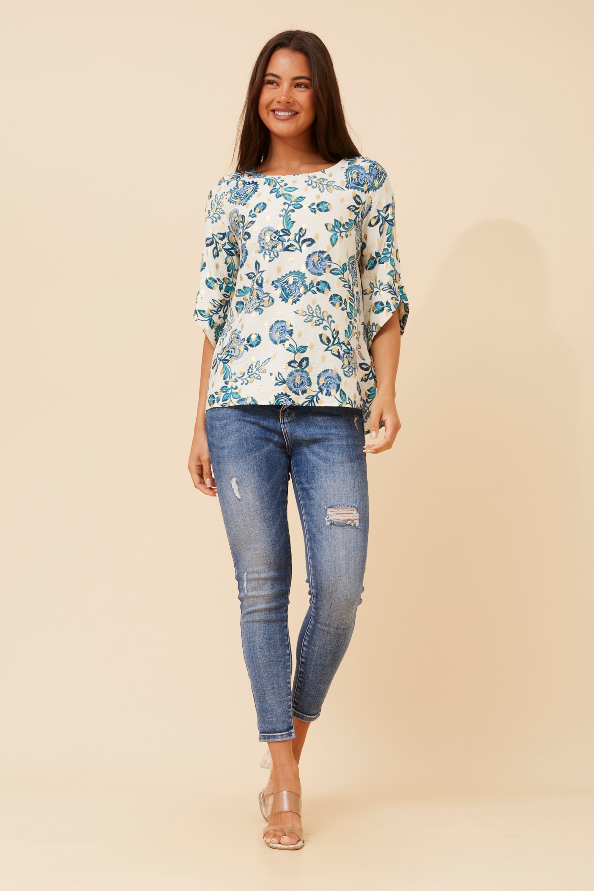 SAMANTHA FLORAL TOP