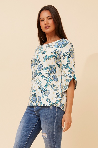 SAMANTHA FLORAL TOP