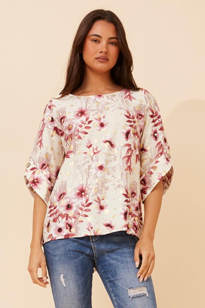 SAMANTHA FLORAL TOP