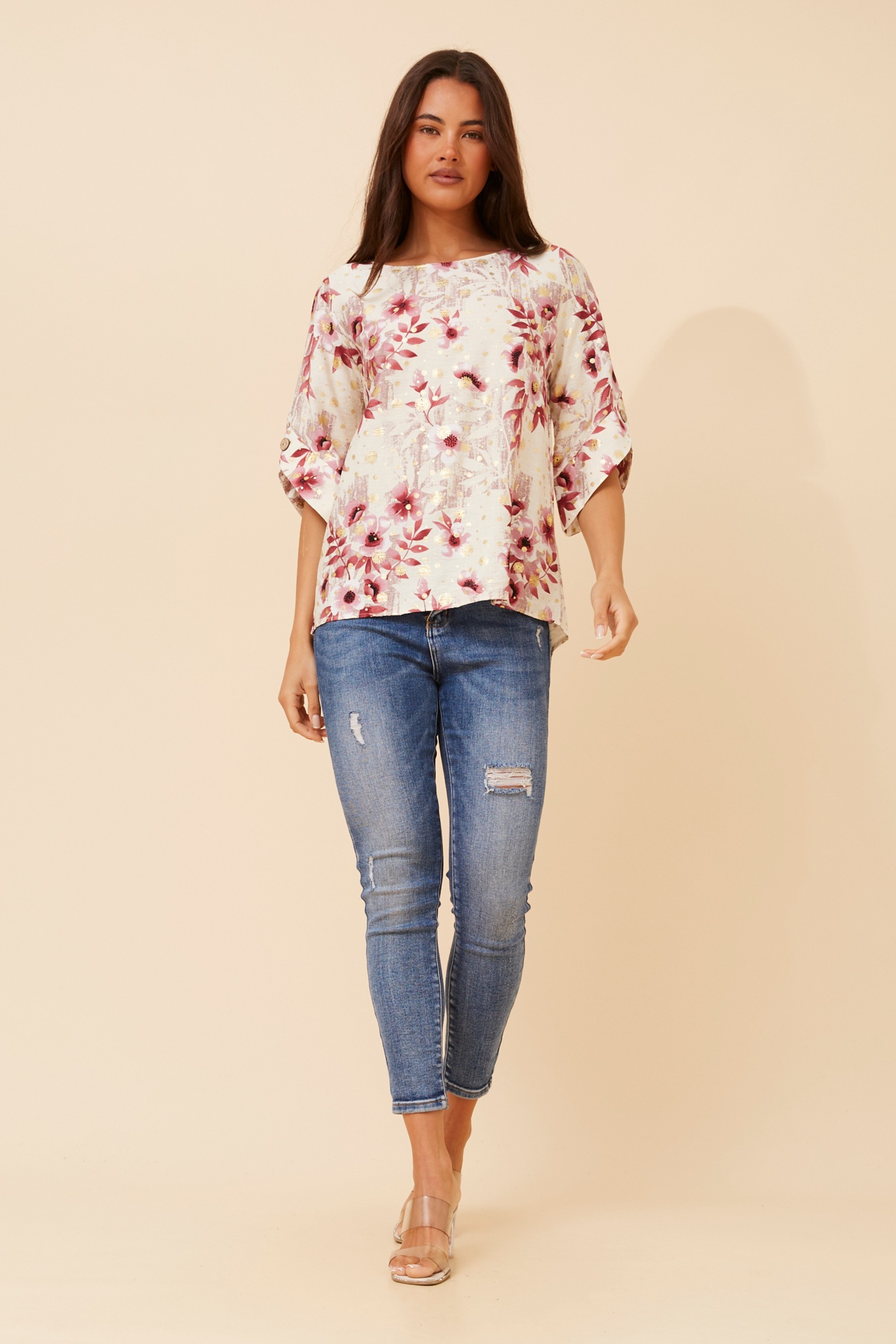 SAMANTHA FLORAL TOP