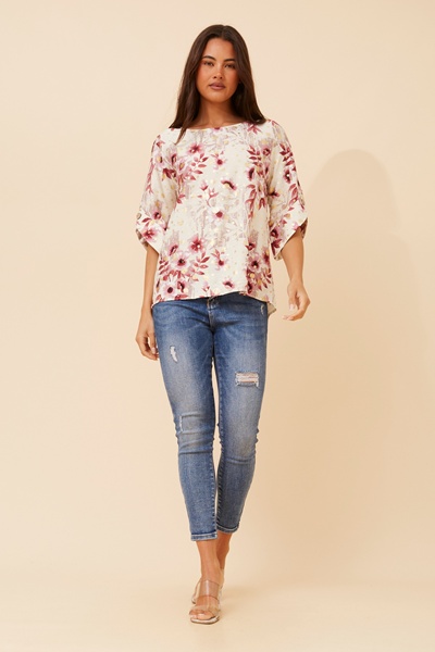 SAMANTHA FLORAL TOP