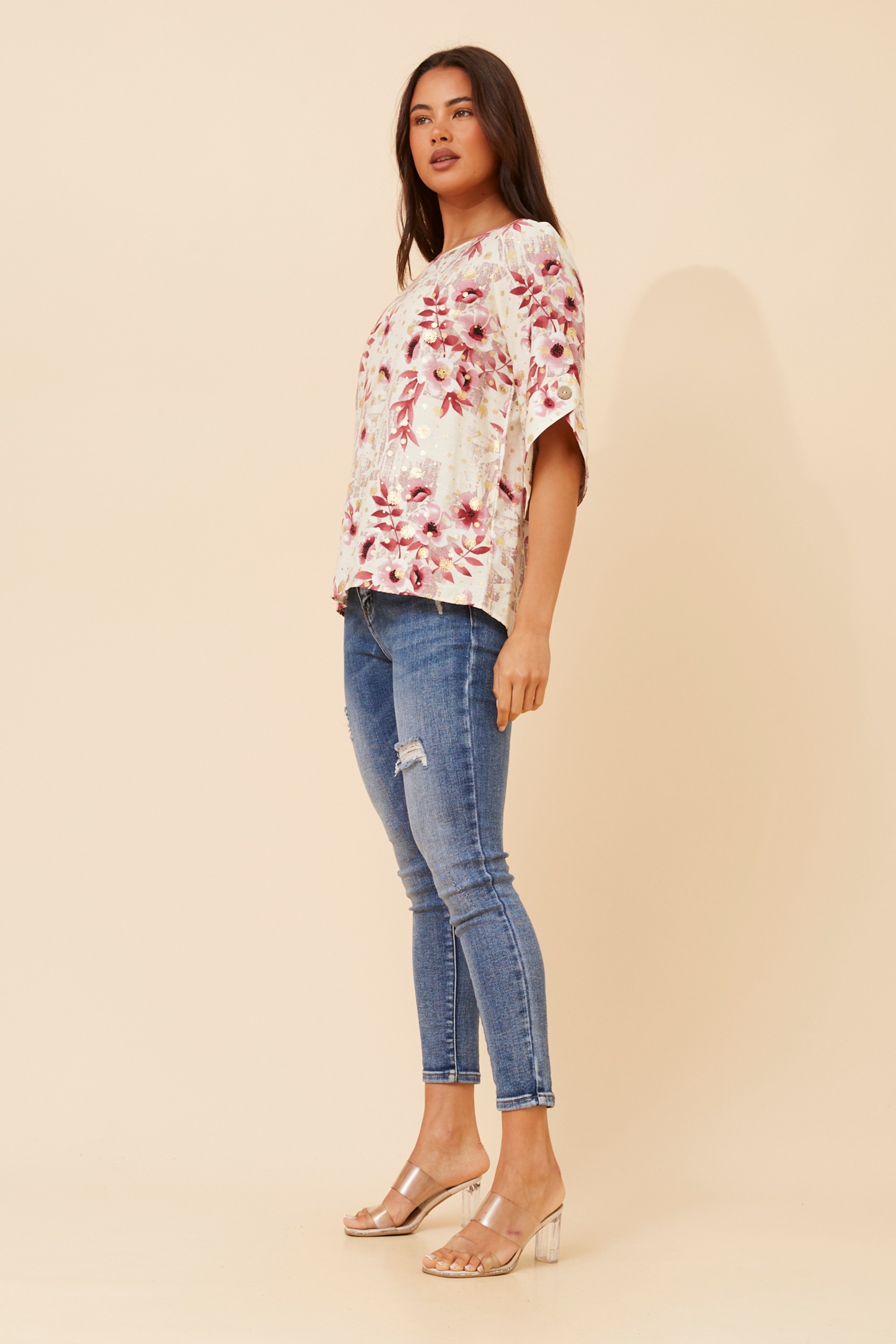 SAMANTHA FLORAL TOP