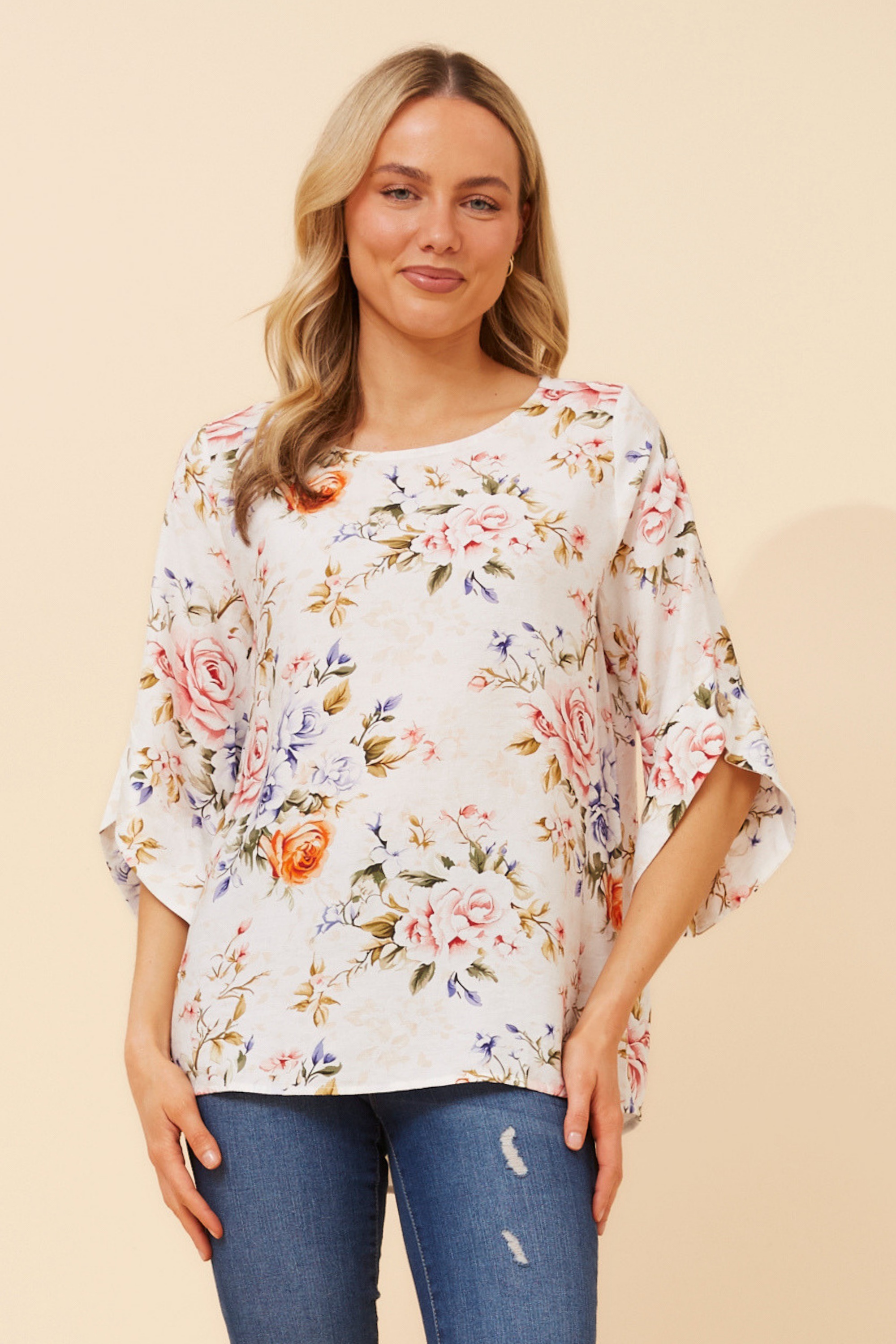 SAMANTHA FLORAL TOP