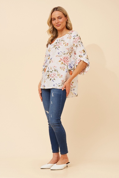 SAMANTHA FLORAL TOP