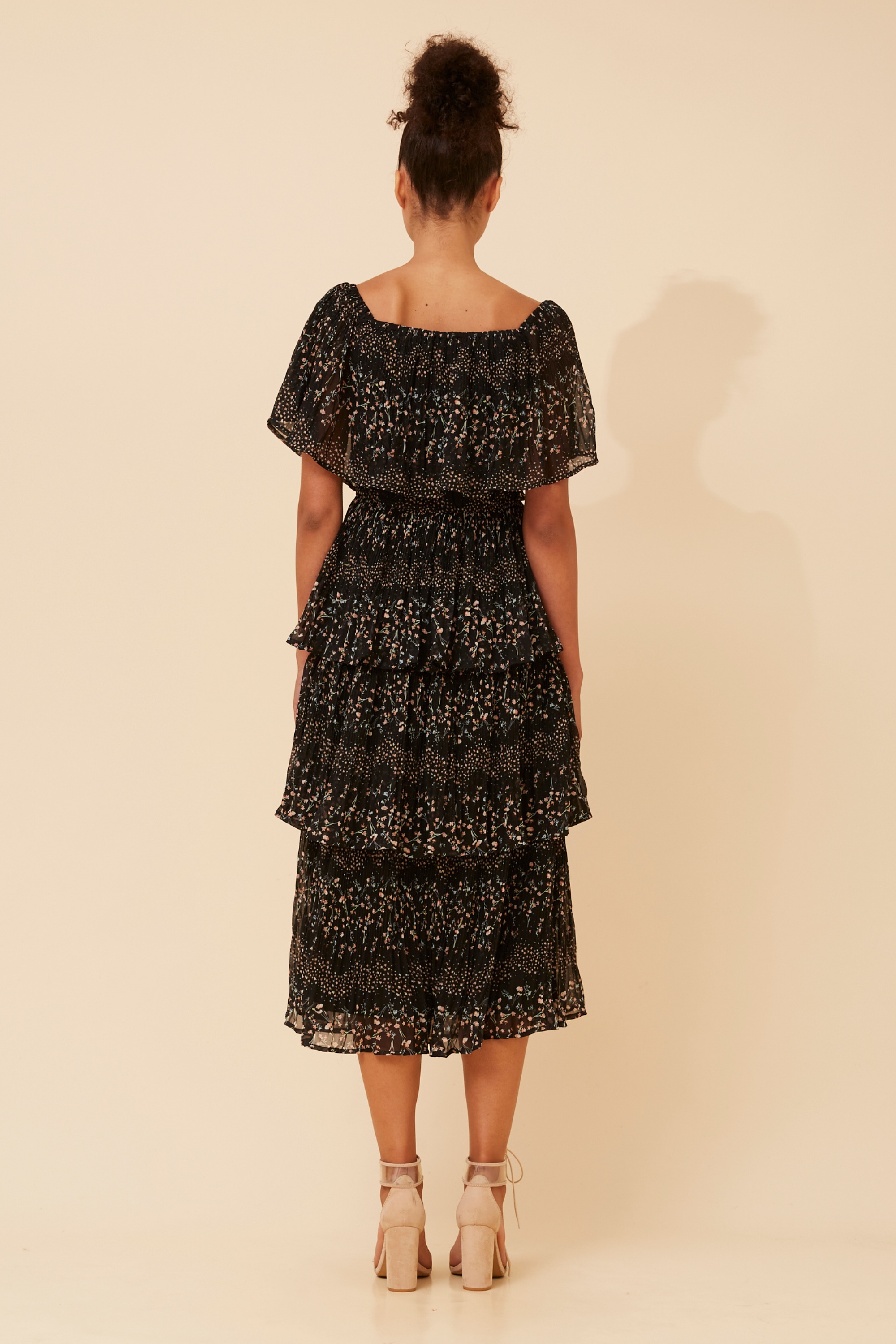 SAMARA DITSY PRINT MIDI DRESS