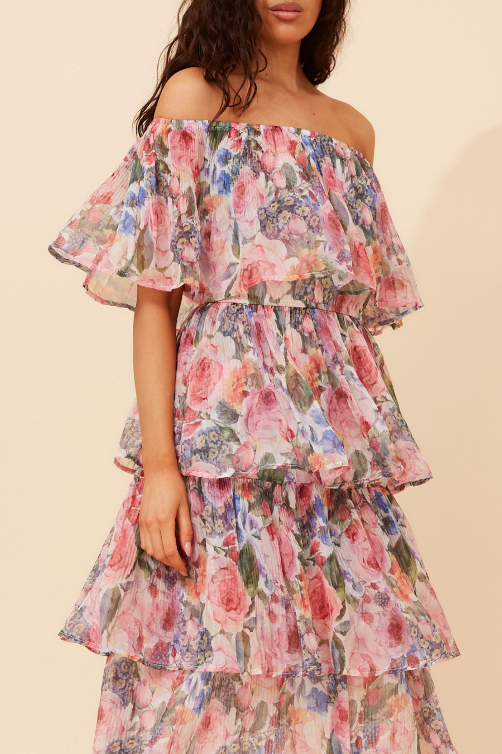 SAMARA FLORAL MIDI DRESS