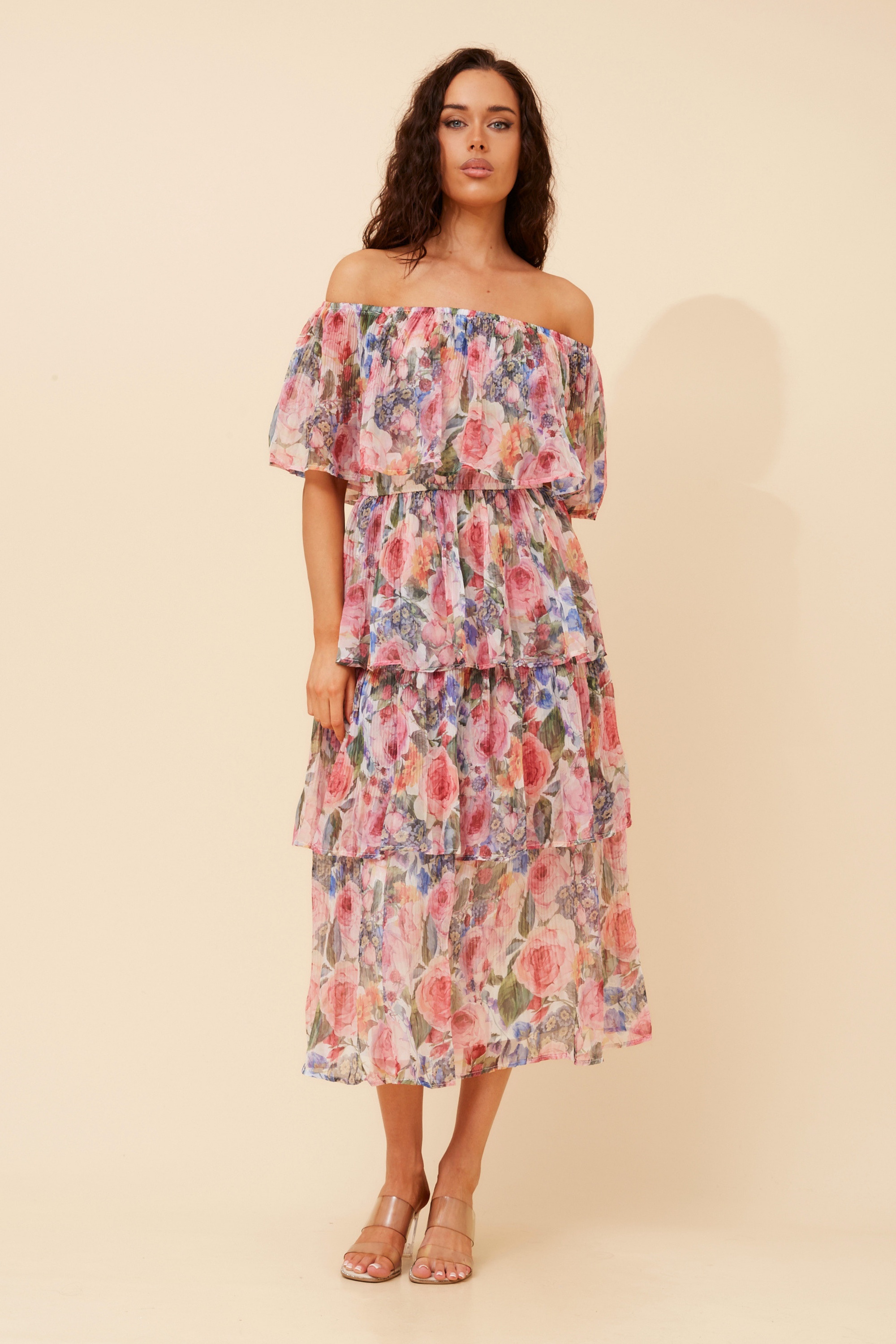 SAMARA FLORAL MIDI DRESS