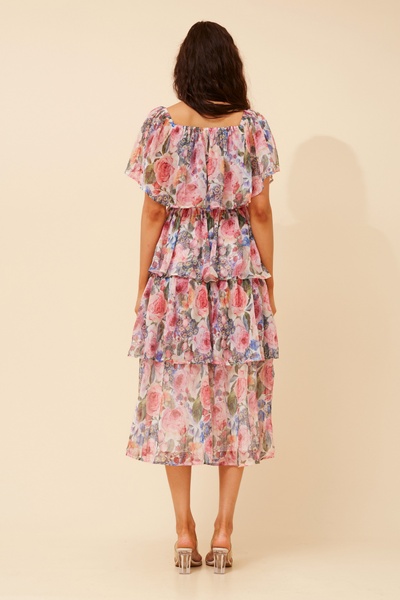 SAMARA FLORAL MIDI DRESS