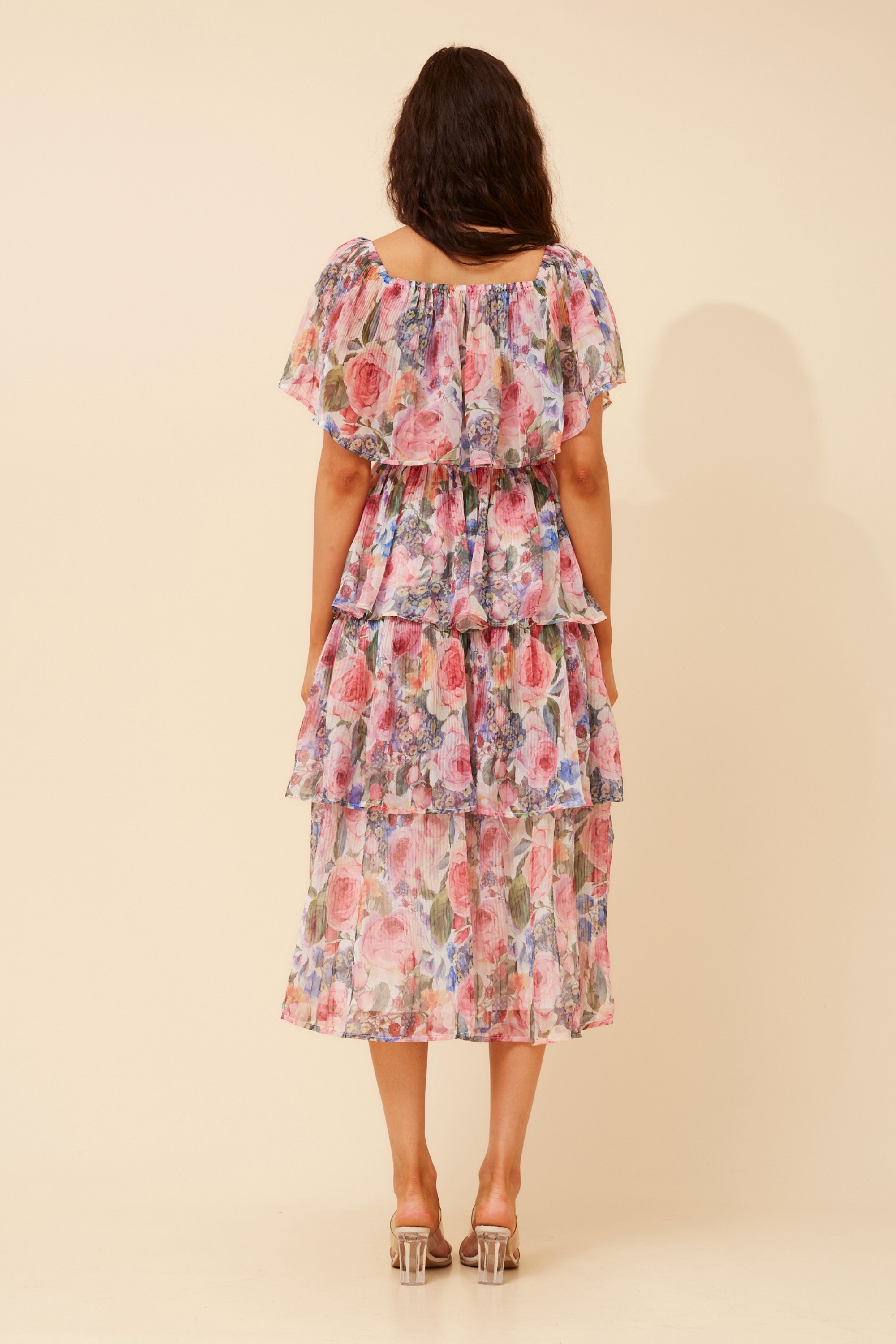 SAMARA FLORAL MIDI DRESS