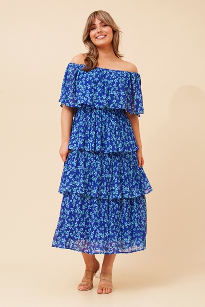 SAMARA FLORAL TIERED DRESS