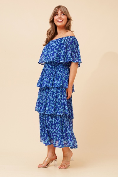 SAMARA FLORAL TIERED DRESS