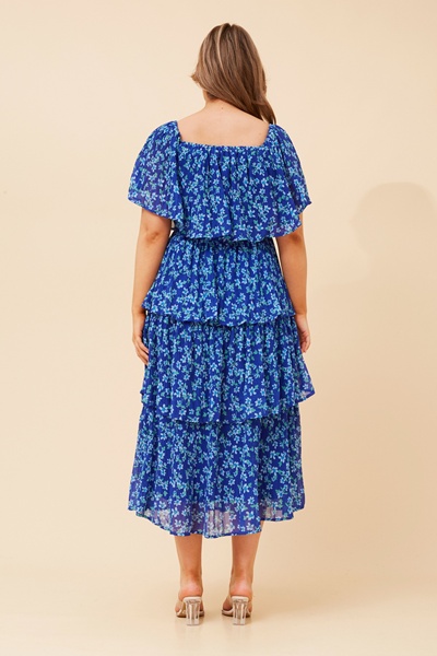 SAMARA FLORAL TIERED DRESS