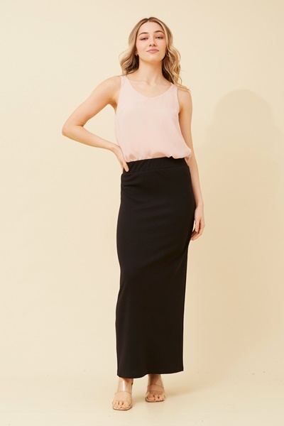 SAMELLA SOLID MAXI SKIRT