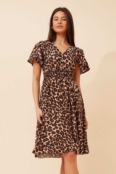 SANDY ANIMAL PRINT DRESS
