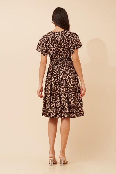 SANDY ANIMAL PRINT DRESS