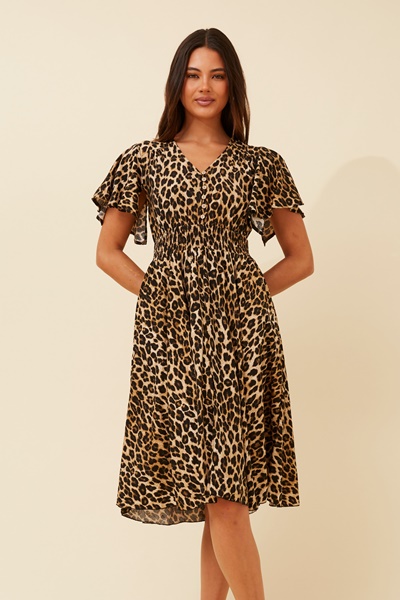 SANDY ANIMAL PRINT DRESS