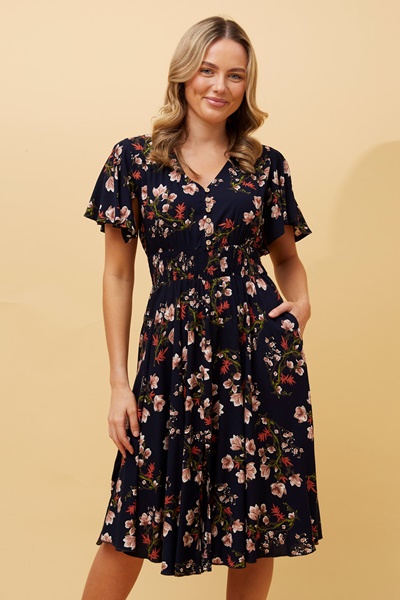 SANDY FLORAL DRESS