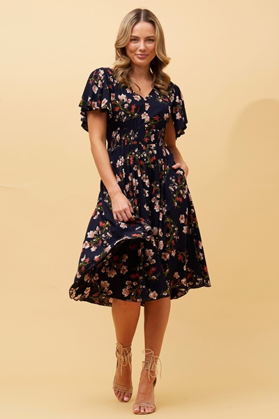 SANDY FLORAL DRESS