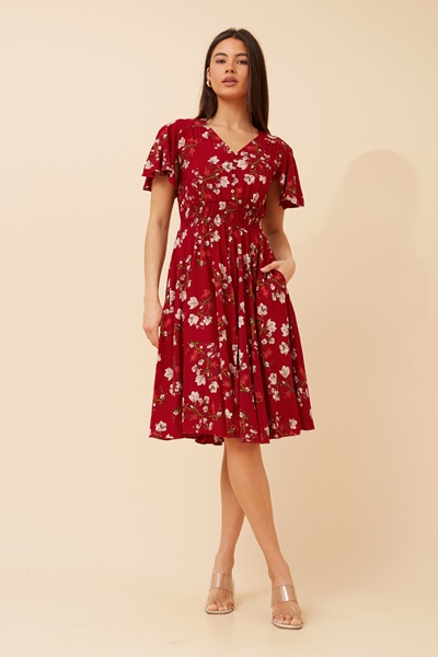 SANDY FLORAL DRESS