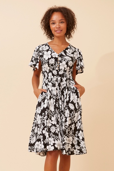 SANDY FLORAL DRESS