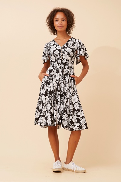SANDY FLORAL DRESS