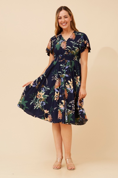 SANDY FLORAL DRESS