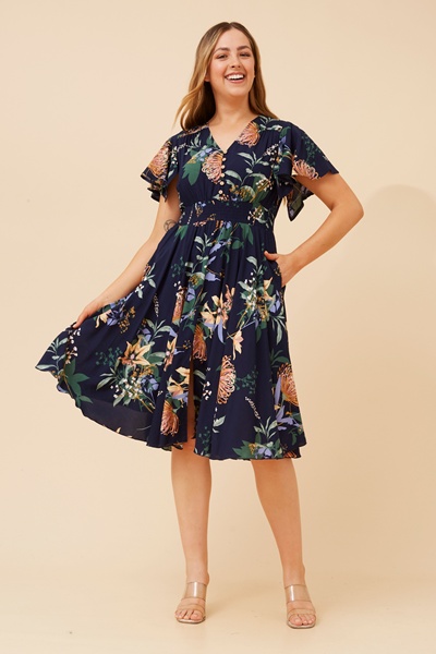 SANDY FLORAL DRESS