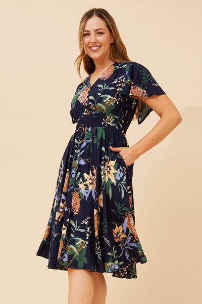 SANDY FLORAL DRESS