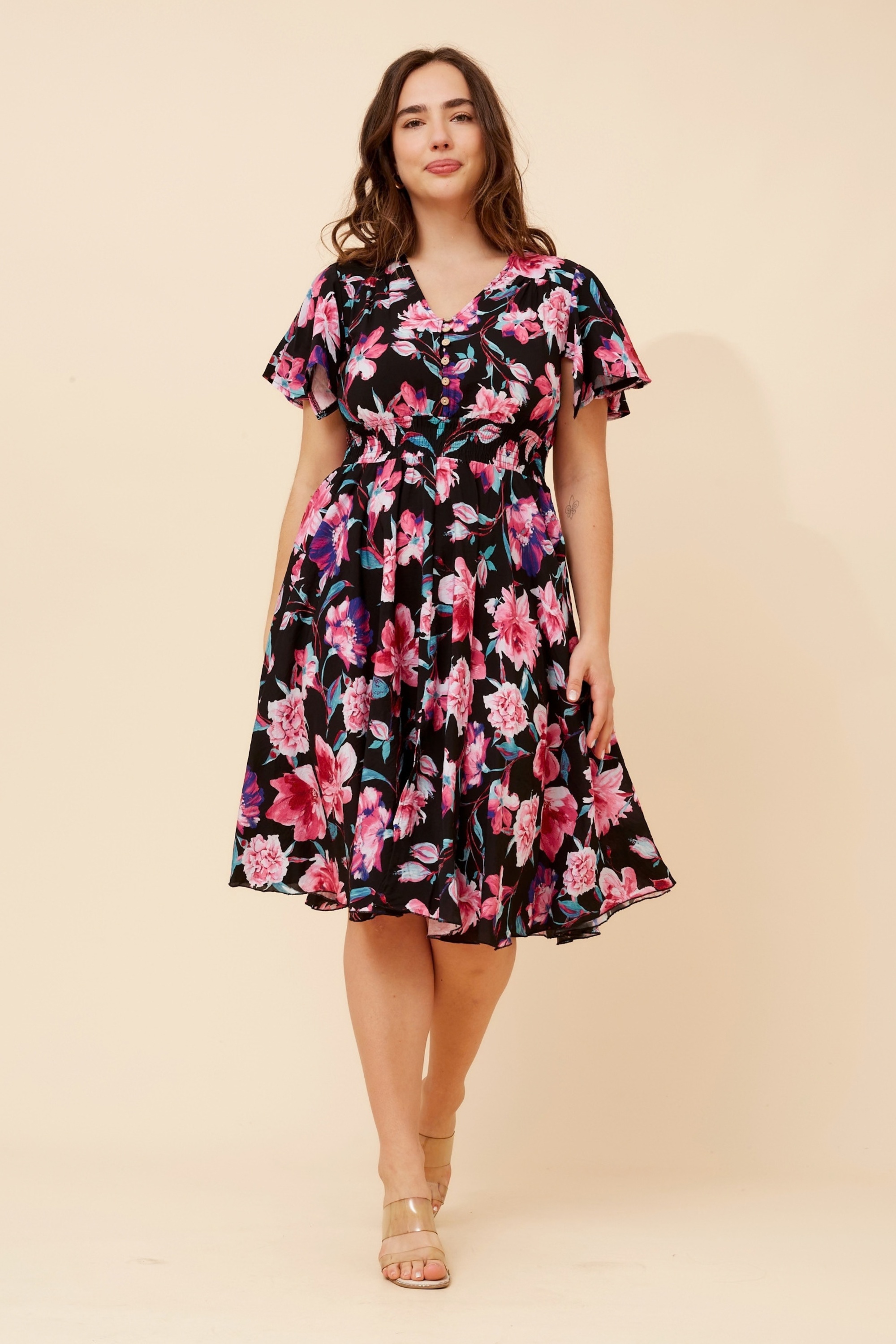 SANDY FLORAL DRESS