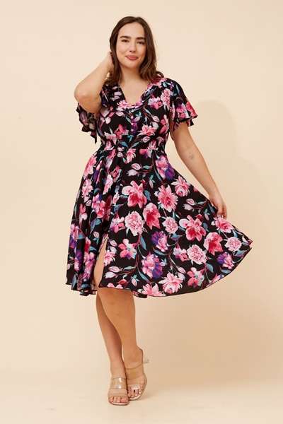 SANDY FLORAL DRESS