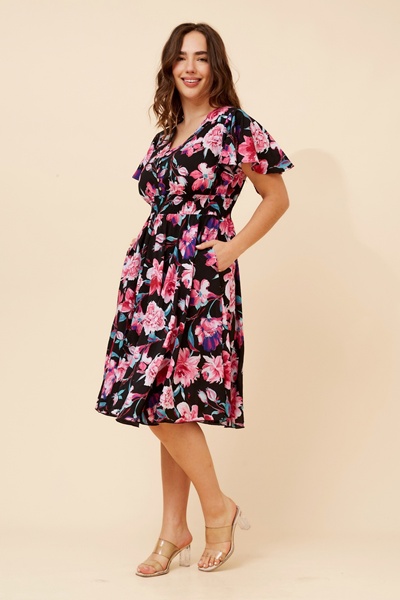 SANDY FLORAL DRESS